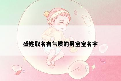盛姓取名有气质的男宝宝名字